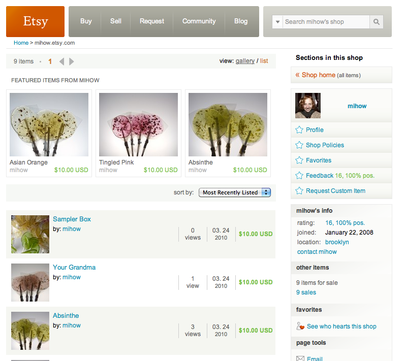 Etsy Lollipops mihow